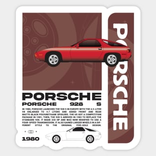 1980 Porsche 928 Sticker